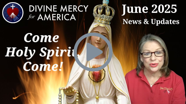 Divine Mercy for America News & Updates - June 2025 - Come, Holy Spirit, Come!