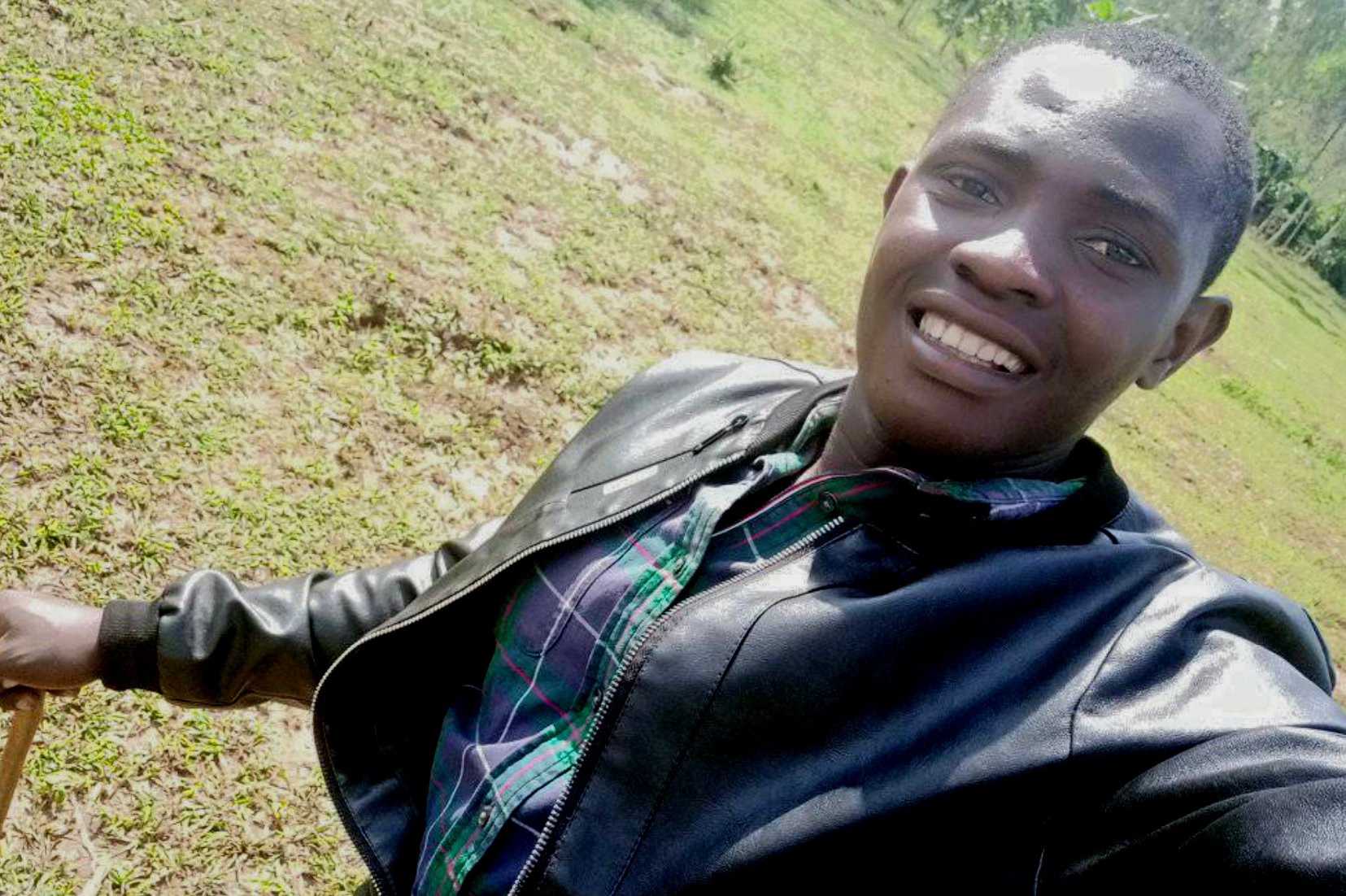Selfie of a young Ugandan man