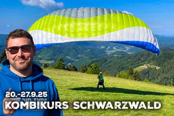 Gleitschirm-Kombikurs Schwarzwald