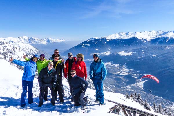 Winterfliegen im Stubai