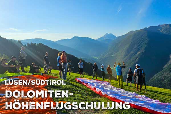 Dolomiten-Höhenflugschulung Lüsen