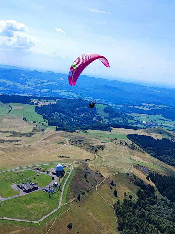 Thermikspaß über der Wasserkuppe