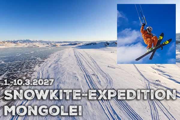 Snowkite-Expedition Mongolei 2027