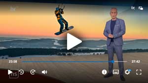 Snowkiten in der hessenschau