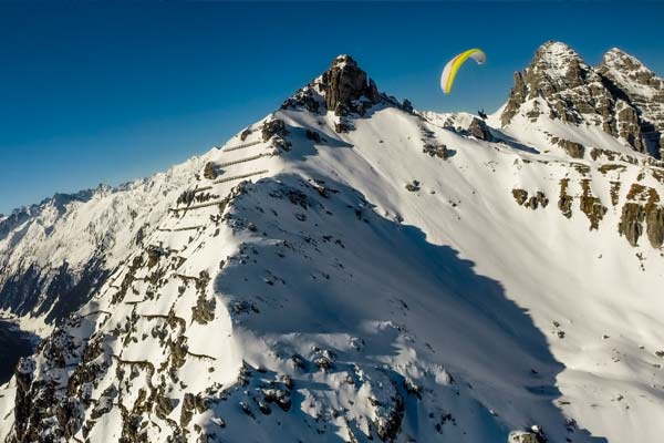 Winterfliegen im Stubai