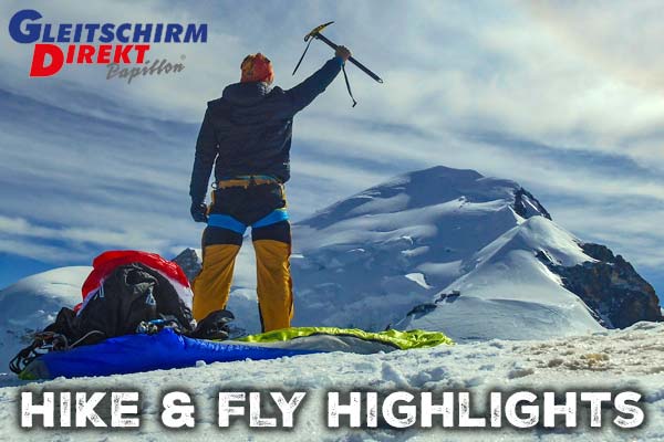 Artjom auf Hike and Fly-Tour im Hochgebirge