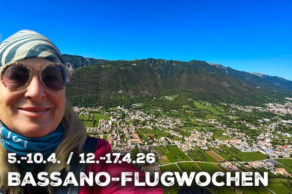 Bassano-Flugwochen mit Monika