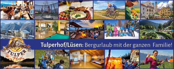 Familien-Bergurlaub in Lüsen