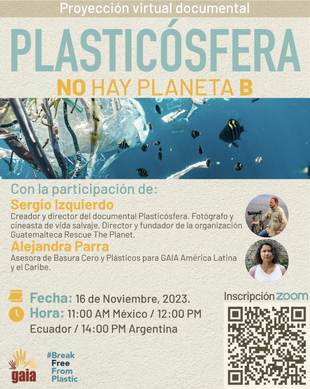 Screening for Plasticósfera: No Hay Planeta B