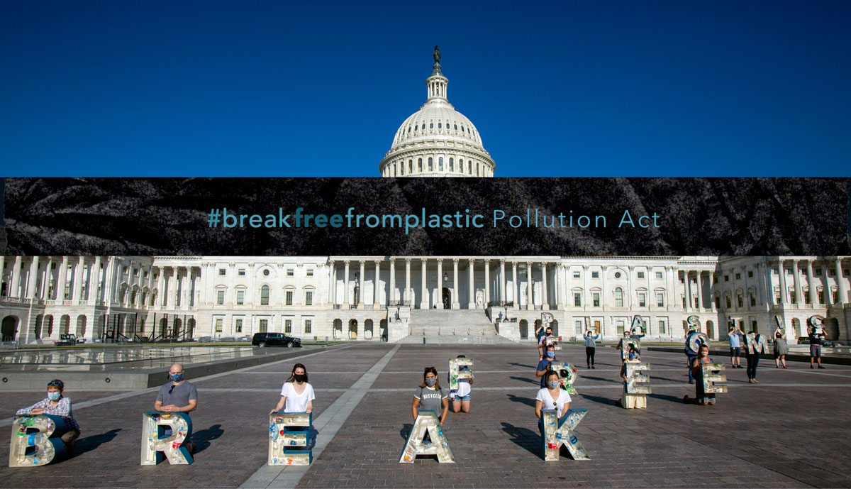  Break Free From Plastic Pollution Act in Washington, DC