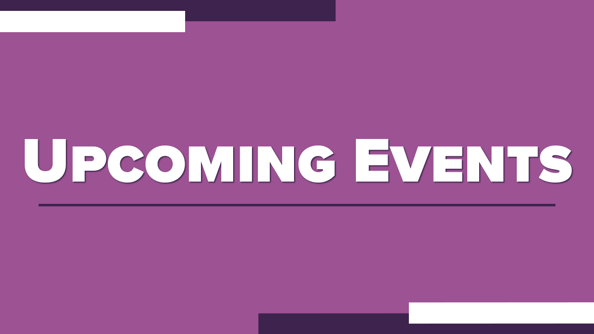 Upcoming Events