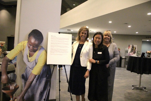 Liz at Oct. 30 Faithful Ventures Event