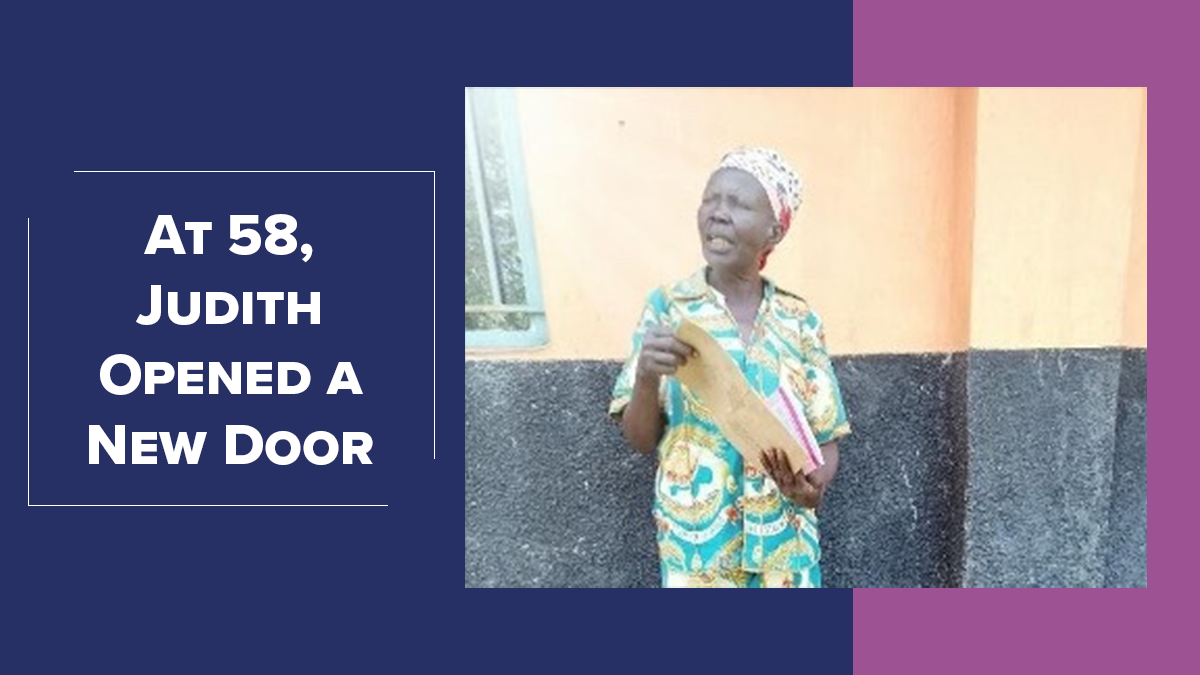 At 58, Judith Opened a New Door