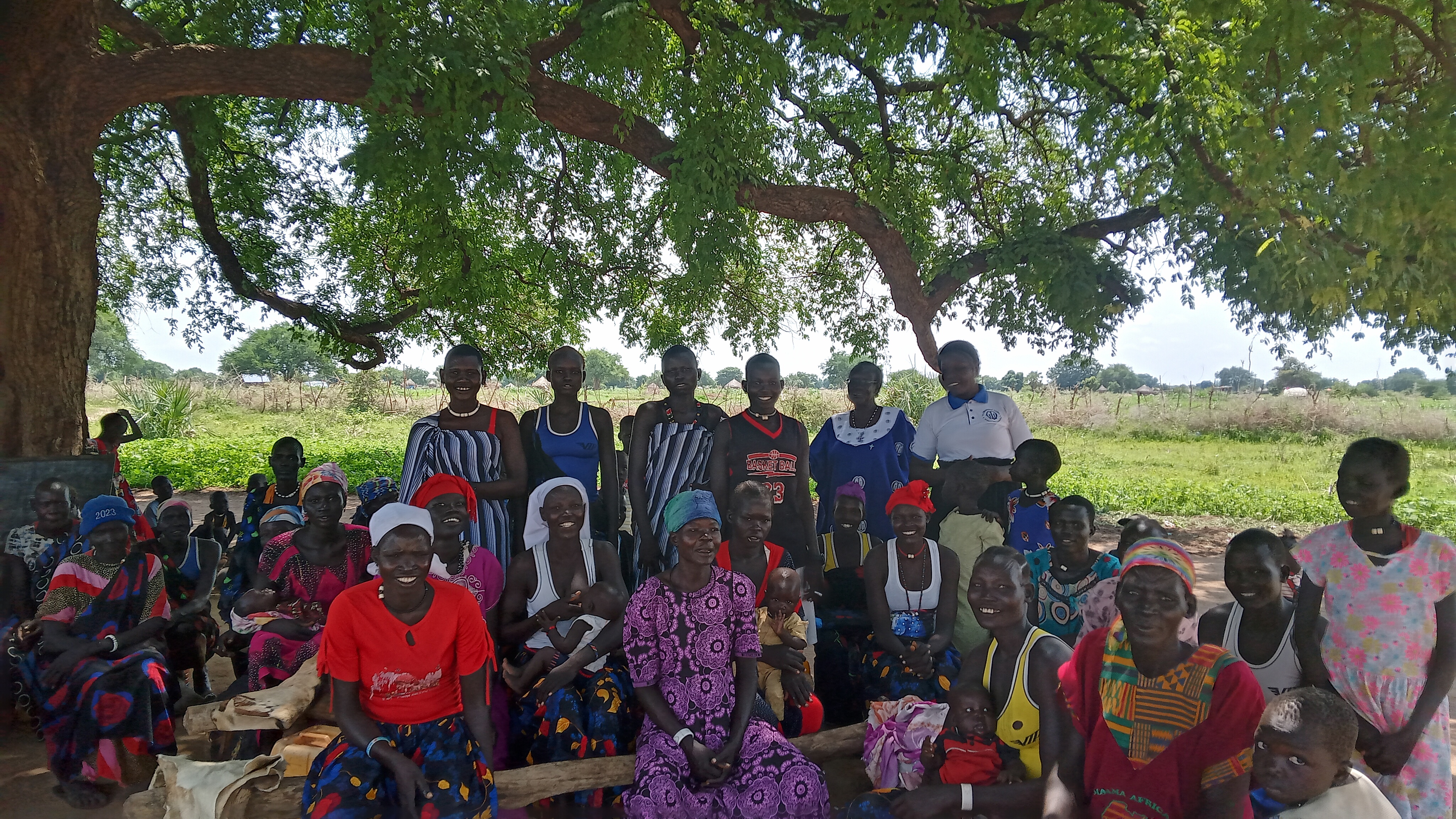 A Savings Group outside Terekeka, South Sudan