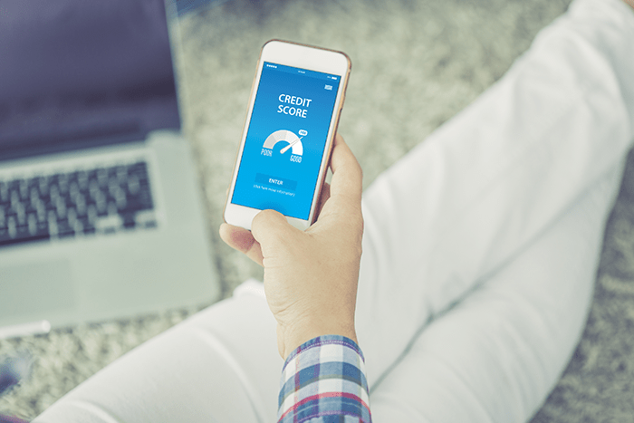 Checking Credit Score on mobile