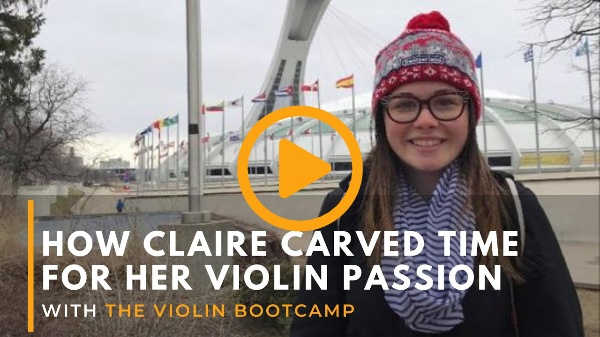 Testimonial: How Claire Simplified Her Violin Practice With The Violin Bootcamp.