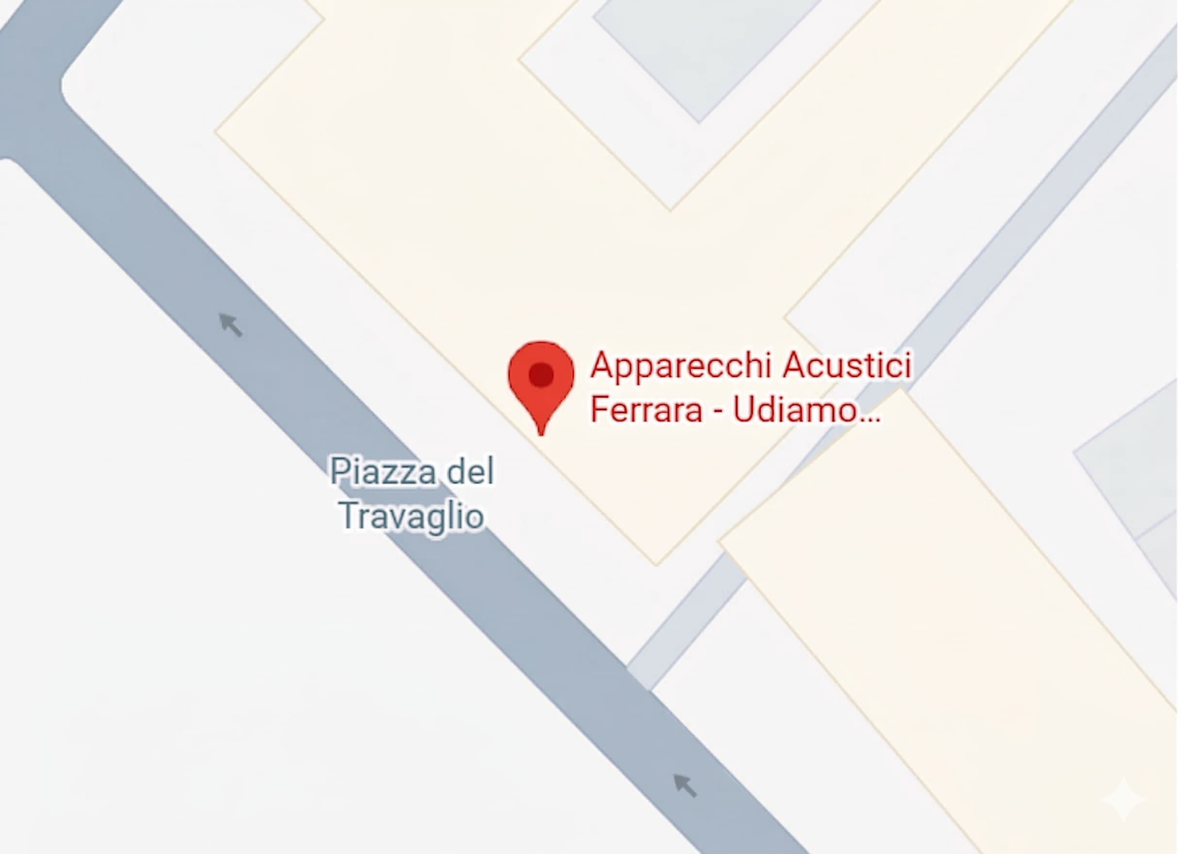 apparecchi acustici ferrara mappa udiamo