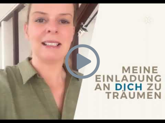 Meine Einladung an dich GRÖSSER ZU TRÄUMEN