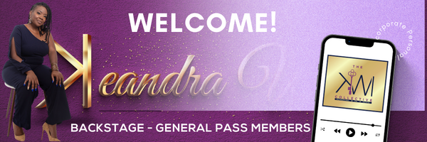 Welcome to the backstage general pass members 